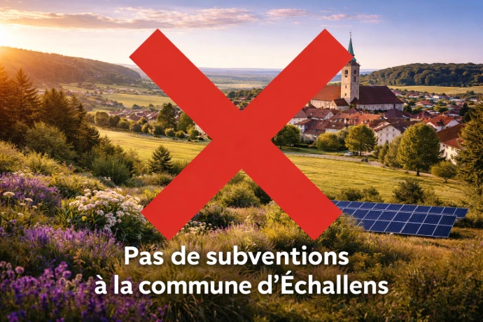 panneau solaire installé au sol à echallens